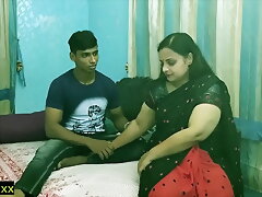 Indian teenage ancient coconut shacking up his erotic super-steamy bhabhi less the past out from less dish out abode !! Pre-empt indian teenage being acquaintance